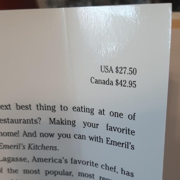 Cookbook - From Emeril's Kitchens Hardcover - Picture 3 of 8